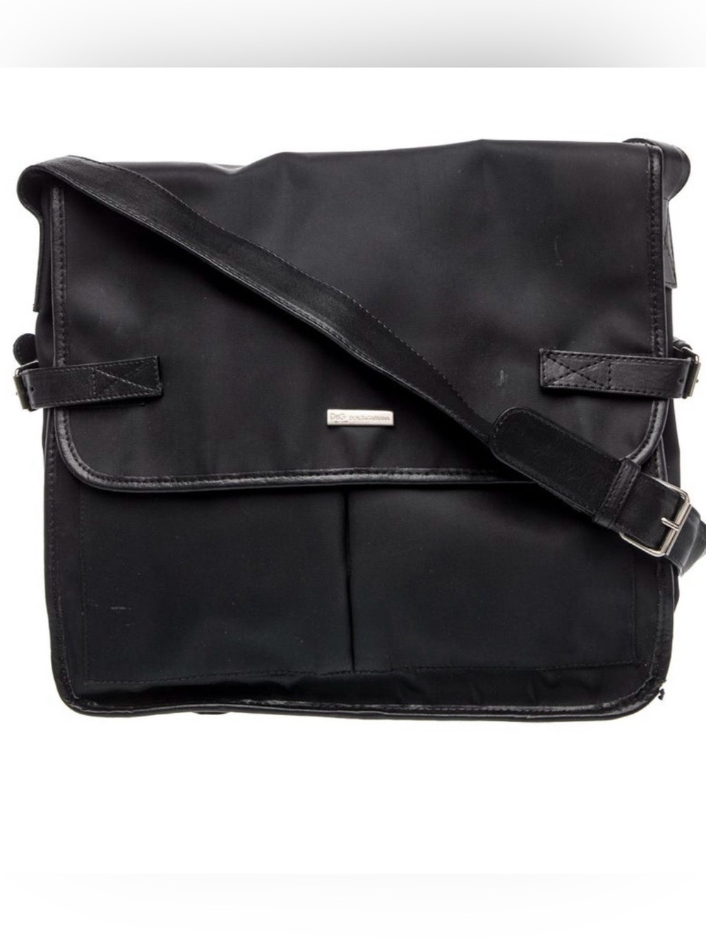D&G Black Crossbody Messenger Bag.